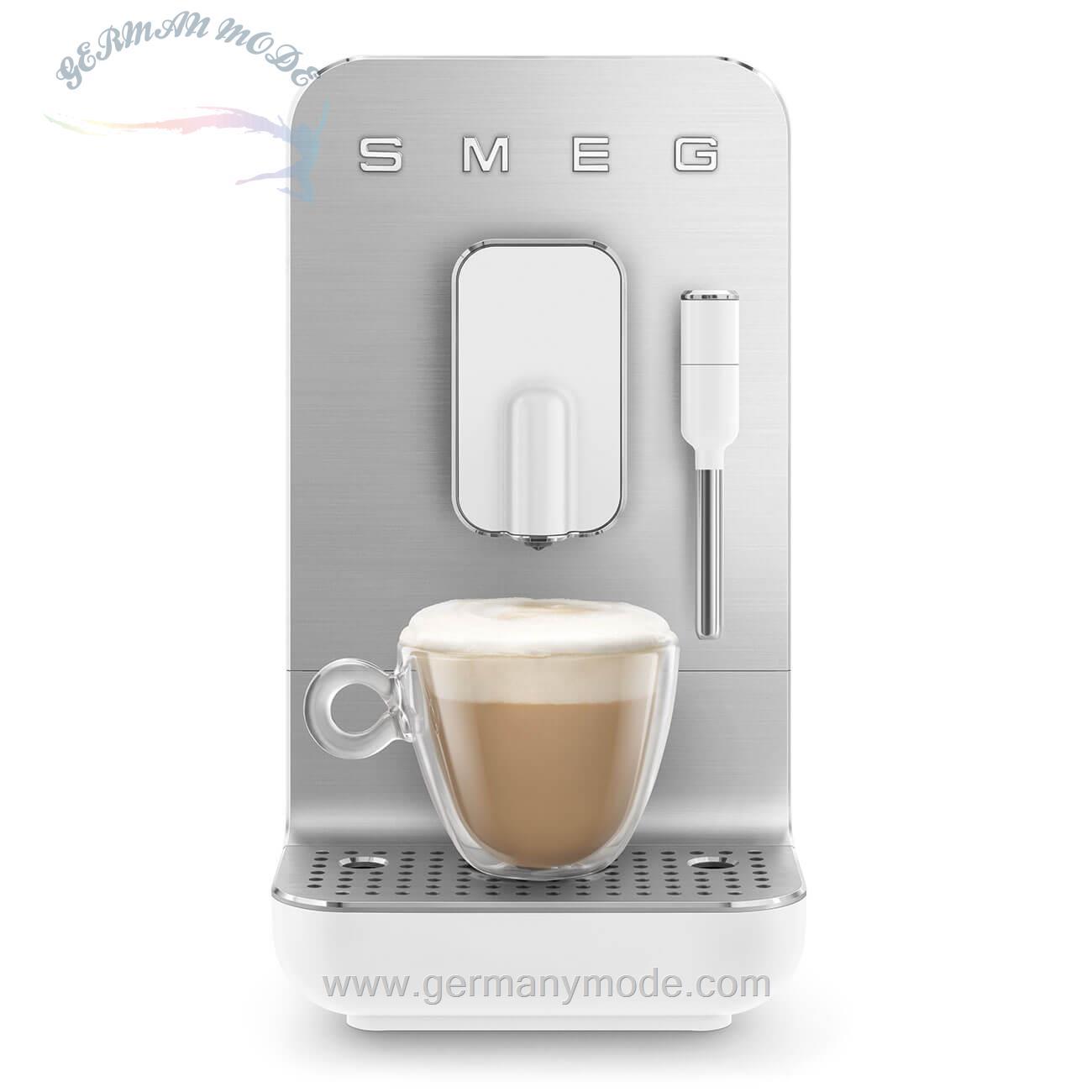 اسپرسو ساز تمام اتوماتیک اسمگ ایتالیا Smeg BCC12WHMEU Matt Kaffeevollautomat weiß
