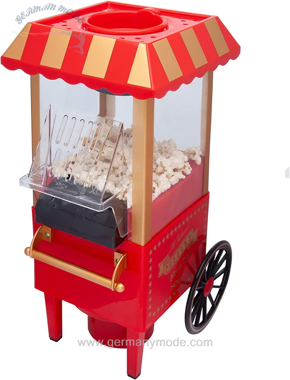 پاپ کورن ساز سوگو SOGO SS-11330 Popcorn Trolley with Hot Air without Oil