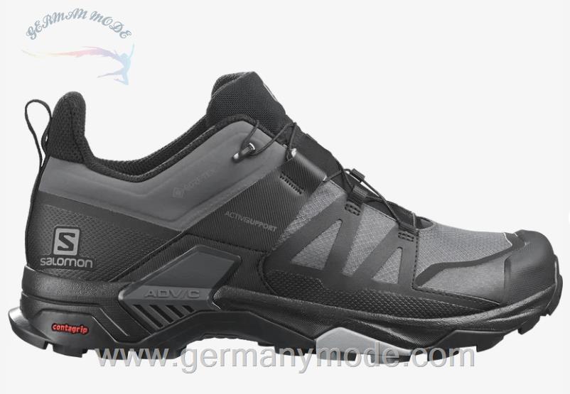 کتانی پیاده روی مردانه سالامون فرانسه SALOMON X ULTRA 4 GORE-TEX Hiking-Halbschuhe Herren Magnet / Black / Monument