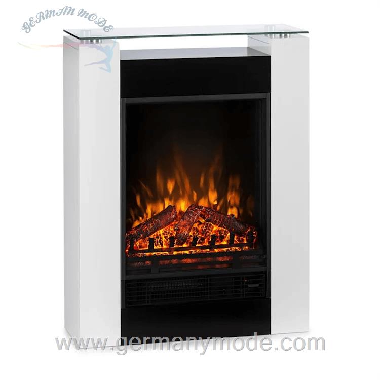 شومینه برقی کلارشتاین آلمان Klarstein Studio 5 Elektrischer Kamin Weiß 1800 watt