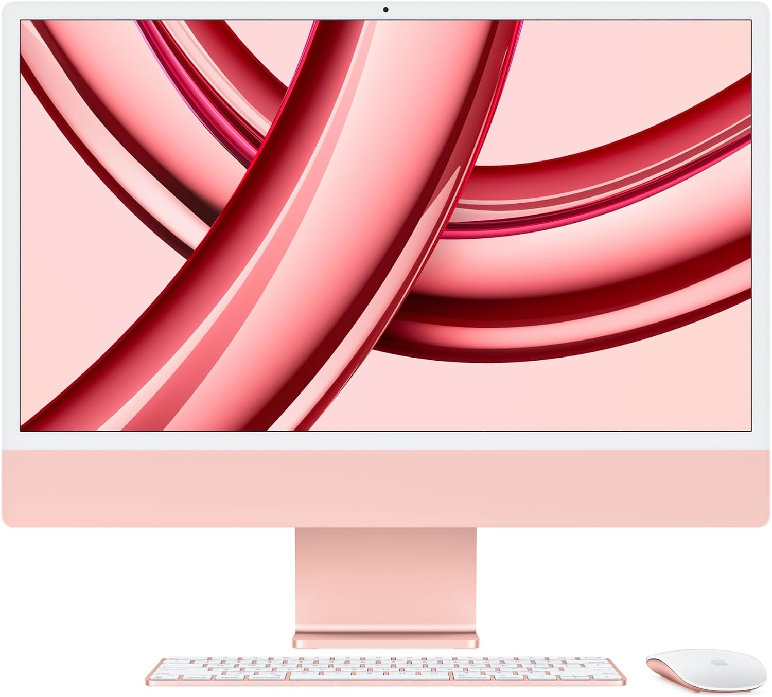 آی مک 24 اینچی اپل اورجینال رایانه رومیزی همه‌کاره iMac 2023 اپل با تراشه M3: CPU 8 هسته‌ای، GPU 10 هسته‌ای، نمایشگر 24 اینچی 4.5K رتینا، 8 گیگابایت رم مشترک، 256 گیگابایت حافظه SSD، لوازم جانبی مشابه. CPU 8 هسته‌ای روزه