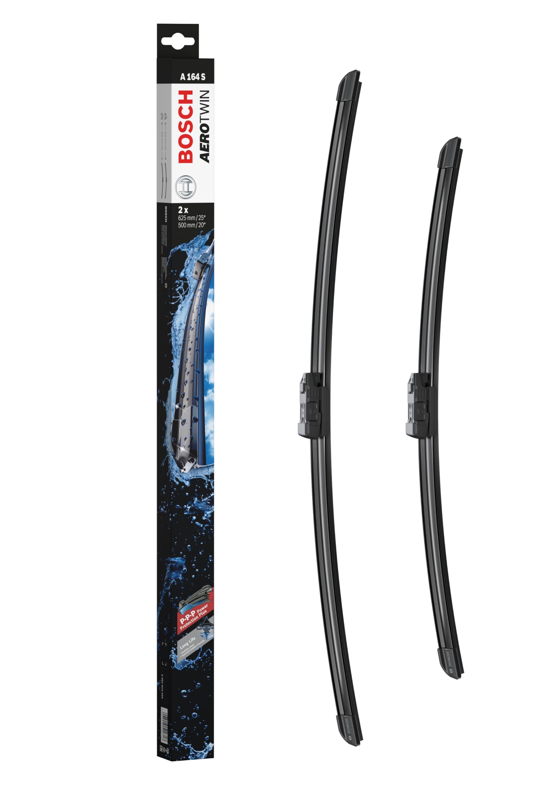 خرید از آمازون - برف پاک کن بوش Aerotwin A164S، طول: 625mm/500mm - مجموعه ای برای شیشه جلو