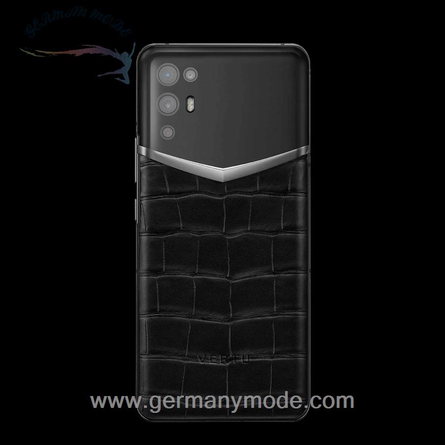گوشی موبایل آی ورتو انگستان IVERTU Alligator Leather Iron Black