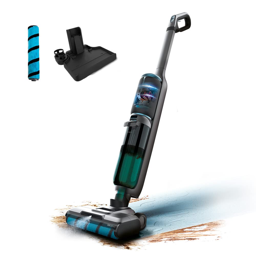 تی کش شارژی سکوتک اسپانیا Cecotec مدل FreeGo Wash Vacuum Spray غلتک مرطوب Jalisco، اسپری آب