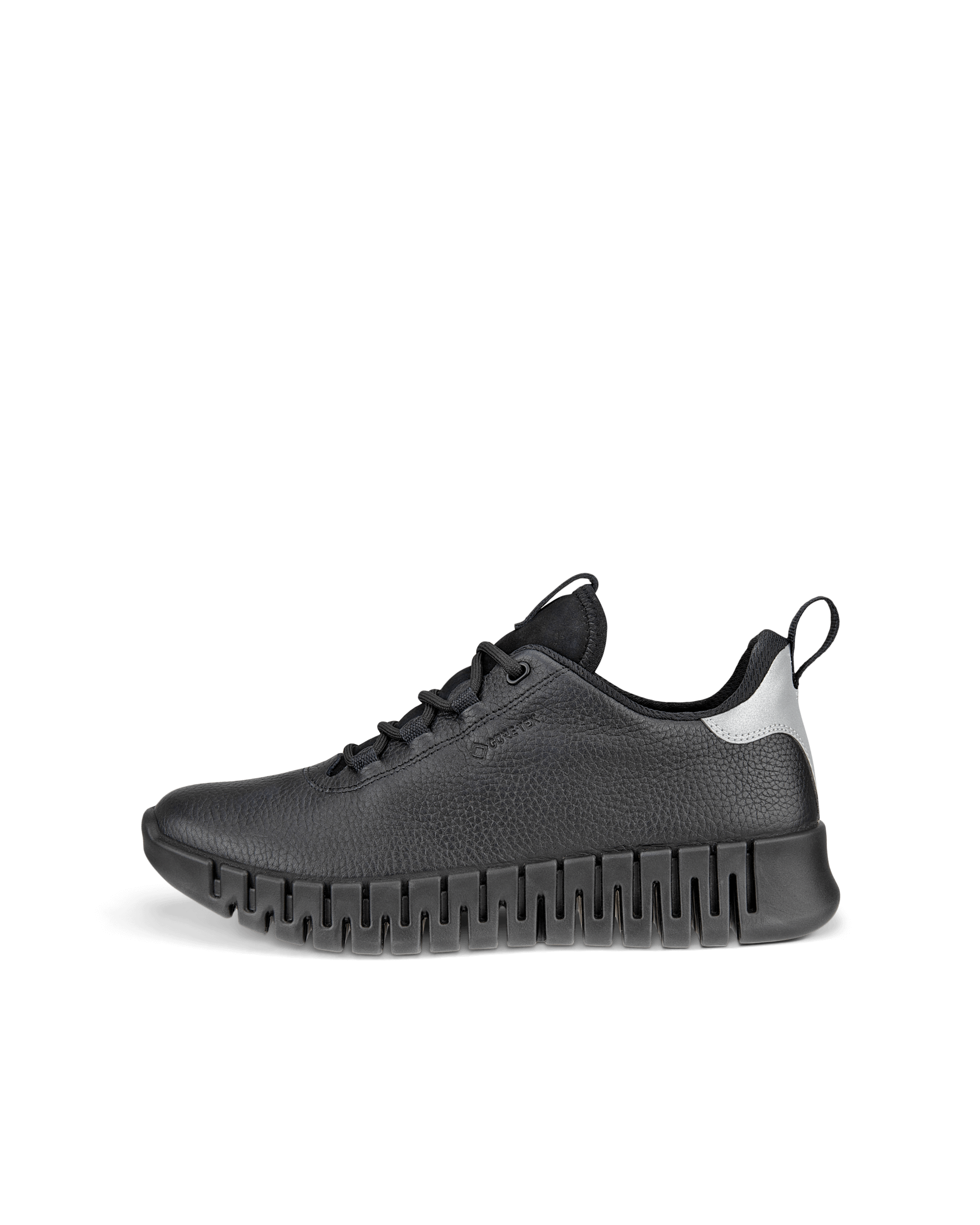 کتانی ورزشی ضد آب زنانه اکو دانمارک ECCO GRUUV W Damen Ledersneaker mit Gore-Tex Schwarz