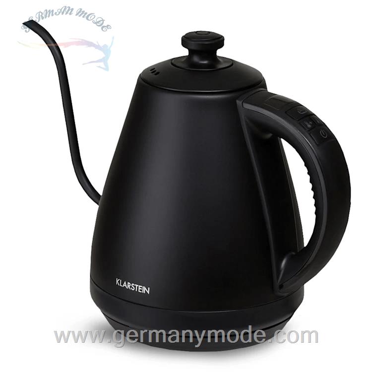 کتری برقی 1 لیتری کلارشتاین آلمان Klarstein Garcon Wasserkocher 1L 2000 watt Schwarz