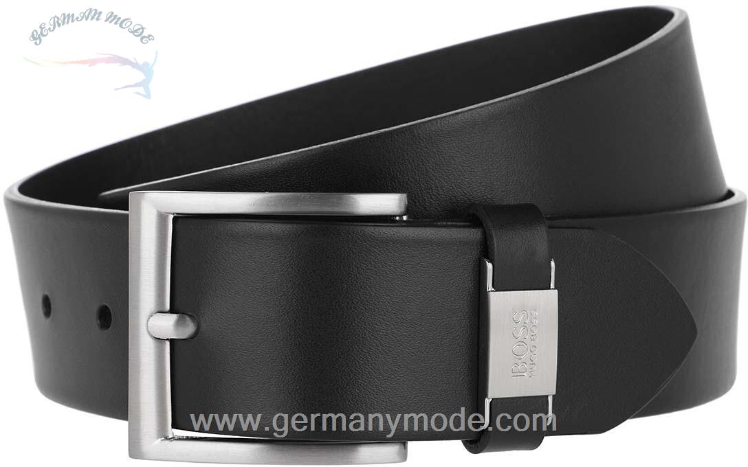 کمربند چرمی مردانه هوگو باس آلمان Hugo Boss Connio (50224631) black (50224631-001)
