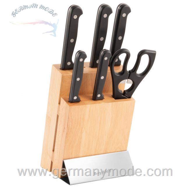 ست چاقو آشپزخانه 7 پارچه برگهف بلژیک Berghoff Messerblock 7-teilig - Essentials