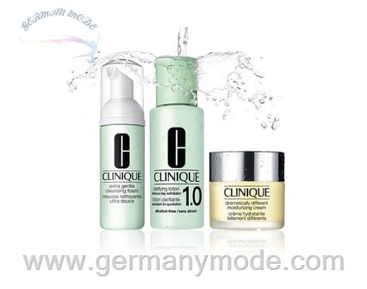 ست 3 تایی مراقبت پوست خشک کلینیک آمریکا Clinique 3-Phasen-Systempflege Introductory Set 50ml - 100ml - 30ml Skin Type 1