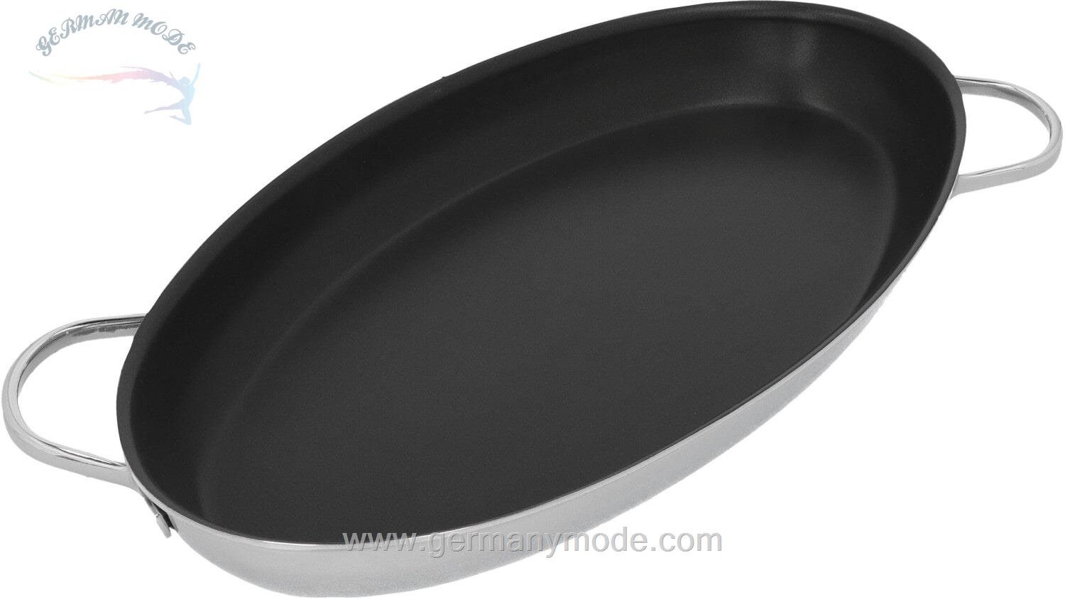 ماهیتابه 45 سانت بیضی با روکش اولترا دمایر بلژیک Demeyere Specialties 5 Bratpfanne 45 cm