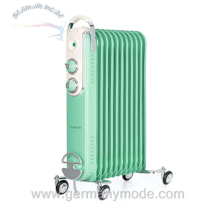شوفاژ برقی کلارشتاین آلمان Klarstein Thermaxx Retroheat Ölradiator Grün 2500 watt