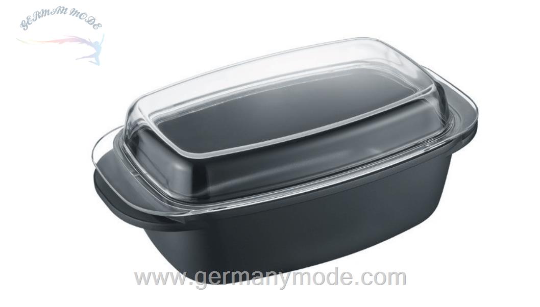 تابه درب دار مستطیلی برندس آلمان Berndes Aluguss Unibräter 32 * 21 cm (095977)