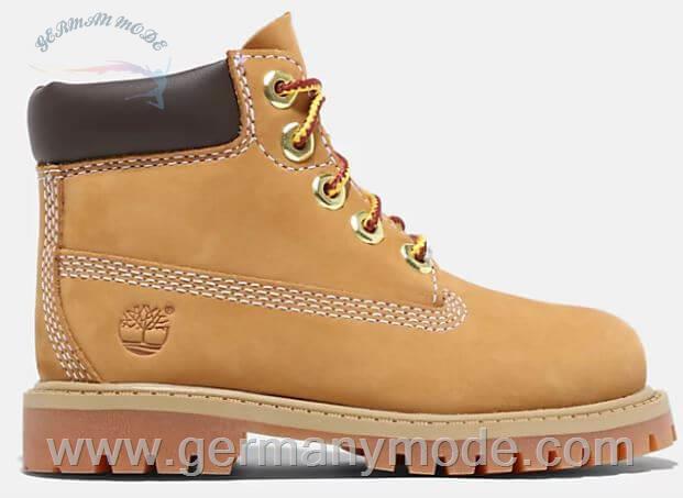 بوت ضد آب بچگانه تیمبرلند آمریکا TIMBERLAND WATERPROOF TIMBERLAND PREMIUM 6 INCH BOOT FOR TODDLERS IN YELLOW