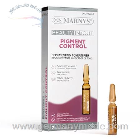 آمپول رنگ زدایی یکنواخت کننده تون پوست ضد لک مارنیس اسپانیا MARNYS Pigment Control Ampoules AMP005