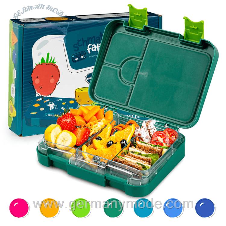 ظرف غذا و اسنک کودک کلارشتاین آلمان Klarstein junior Lunchbox Dark Green Jungle