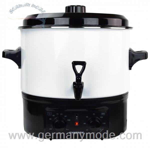 بخار پز گرم کن نوشیدنی سینتروکس آلمان Syntrox Einkochautomat Glühweinkocher 20 Liter