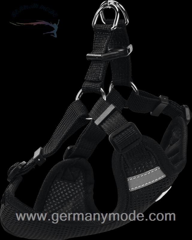 قلاده سگ آنی وان آلمان AniOne Mesh-Geschirr Schwarz 24-32cm