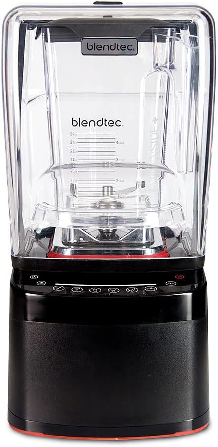 مخلوط کن بلندر نیمه صنعتی log,x ök Blendtec P800D4601-EU Professional 800 میکسر/بلندر با کارایی بالا، 2.66 لیتر، تکی مشکی