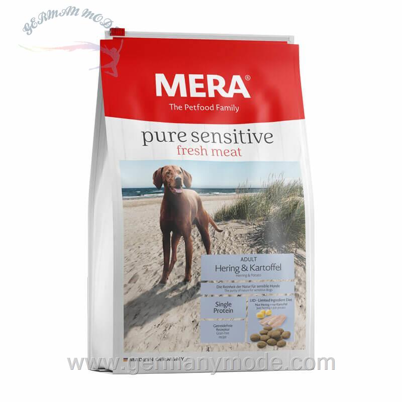 غذا خشک سگ میرا آلمان Mera Pure Sensitive fresh meat Adult Hering -Kartoffel