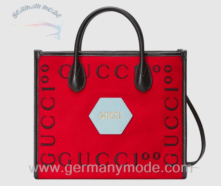 کیف دستی زنانه گوچی ایتالیا GUCCI Kleiner Gucci 100 Shopper 659983 979GG 6767
