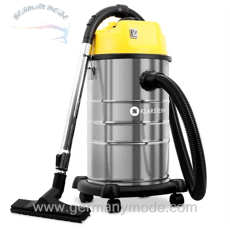 جارو برقی مرطوب خشک صنعتی 30 لیتری کلارشتاین آلمان Klarstein IVC-30 Nass-/Trockensauger Gelb