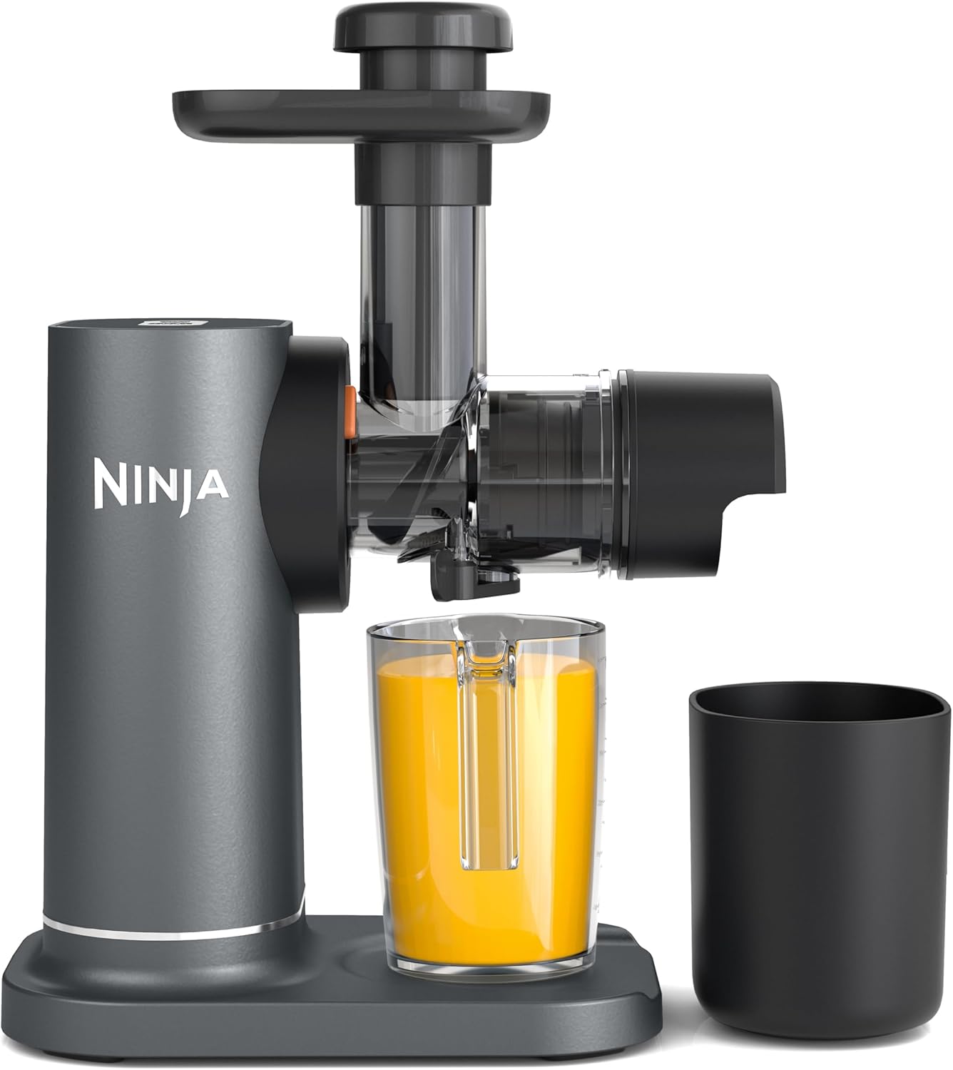 آبمیوه گیری نینجا آمریکا Ninja JC151EU با پارچ 700 میلی لیتری و ظرف خمیر 1.1 لیتری، برای آبمیوه های تازه، نوشیدنی ها سلامتی، فشرده
