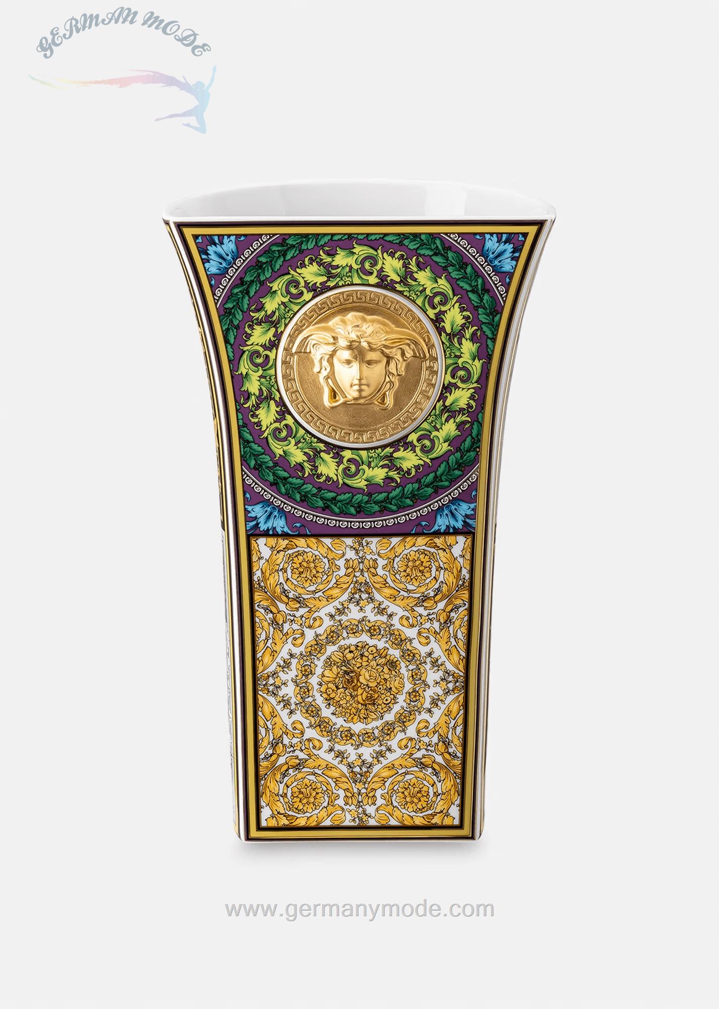 گلدان ورساچه ایتالیا VERSACE MEDUSA MADNESS VASE 26 CM