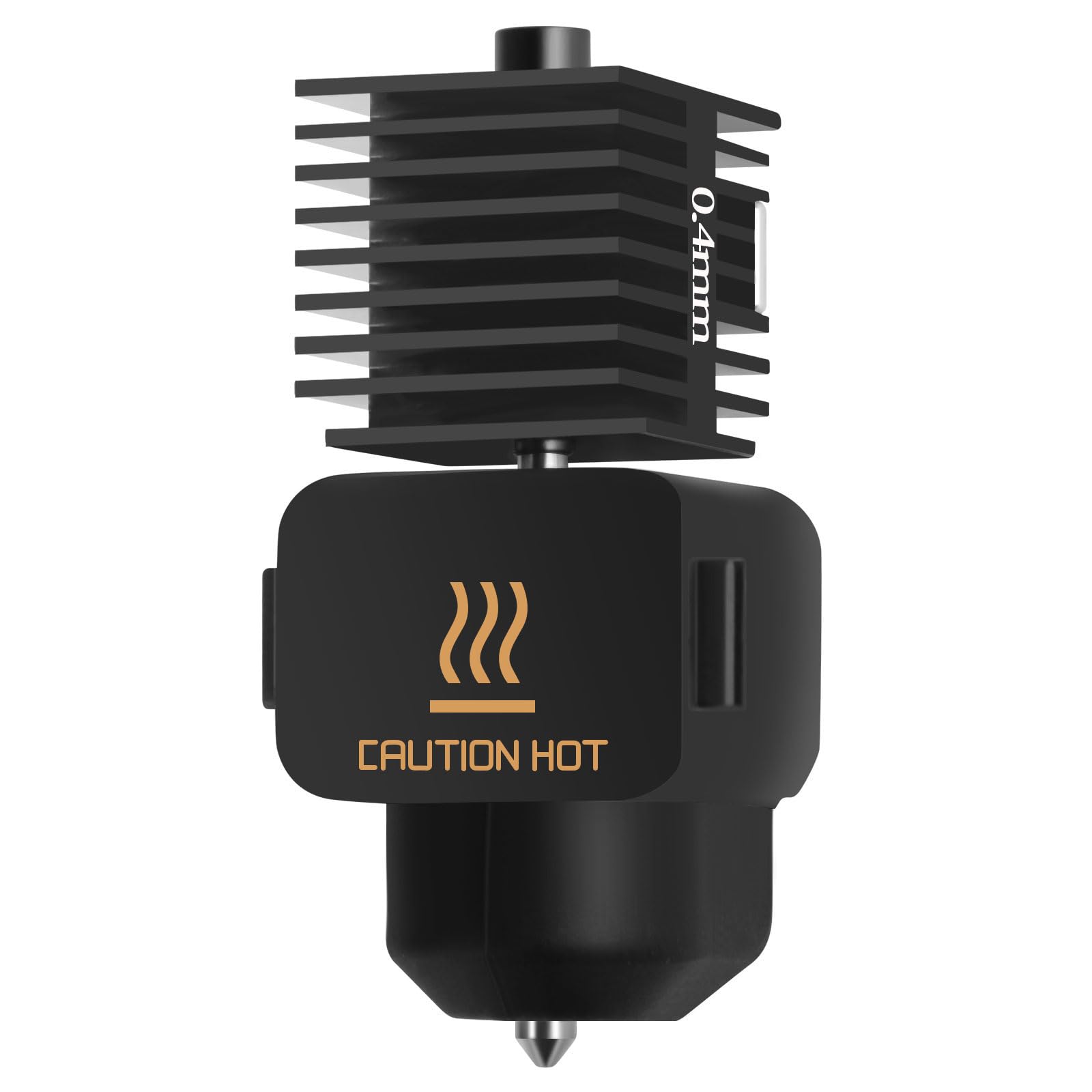 خرید از آمازون - A1 Mini Hotend 0.4mm با دمای بالا و سرعت سریع نازل فولادی سخت شده + بلوک حرارتی برنجی روکش کروم با ساختار یکپارچه جوراب سیلیکونی فقط با چاپگر سه بعدی Bambu Lab A1 Mini - نه برای A1
