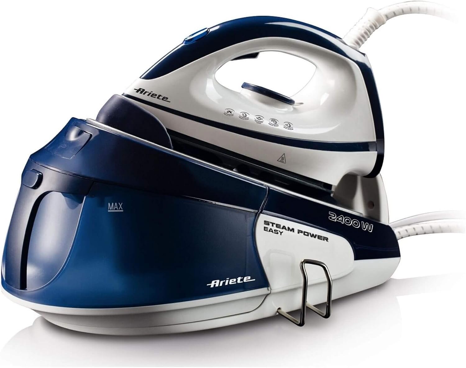 اتو بخار مخزن دار آریته ایتالیا Ariete 5571 557 Iron Instant Steam Generator، صفحه سرامیکی، Steam Power Easy