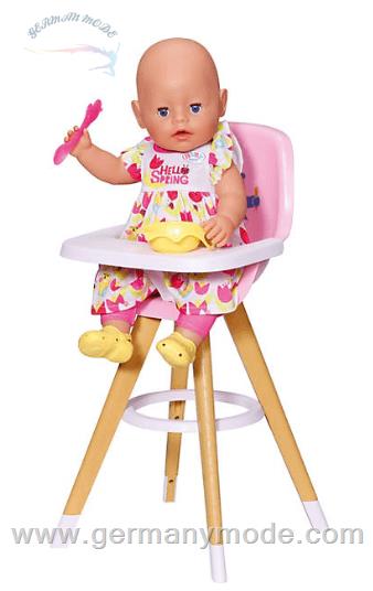 صندلی مخصوص غذا عروسک Zapf Creation BABY born® 829271 Hochstuhl