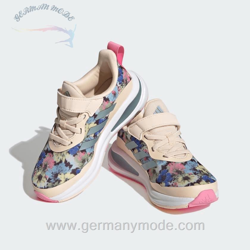 کتانی دویدن تریل رانینگ دخترانه آدیداس آلمان ADIDAS FORTARUN SPORT RUNNING LACE and TOP - GV9475