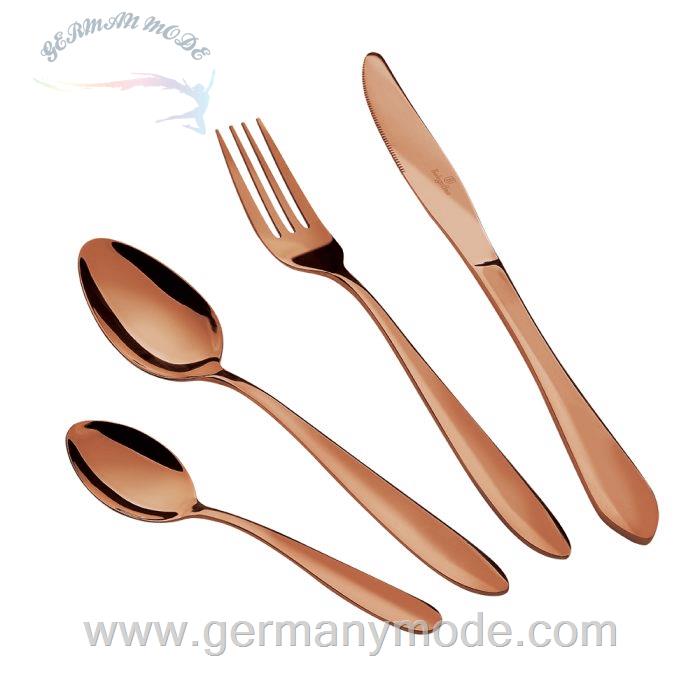 سرویس قاشق چنگال 24 پارچه برلینگر هاوس مجارستان Berlinger Haus 24-Piece Cutlery Set BH/2623 Mirror Rose Gold