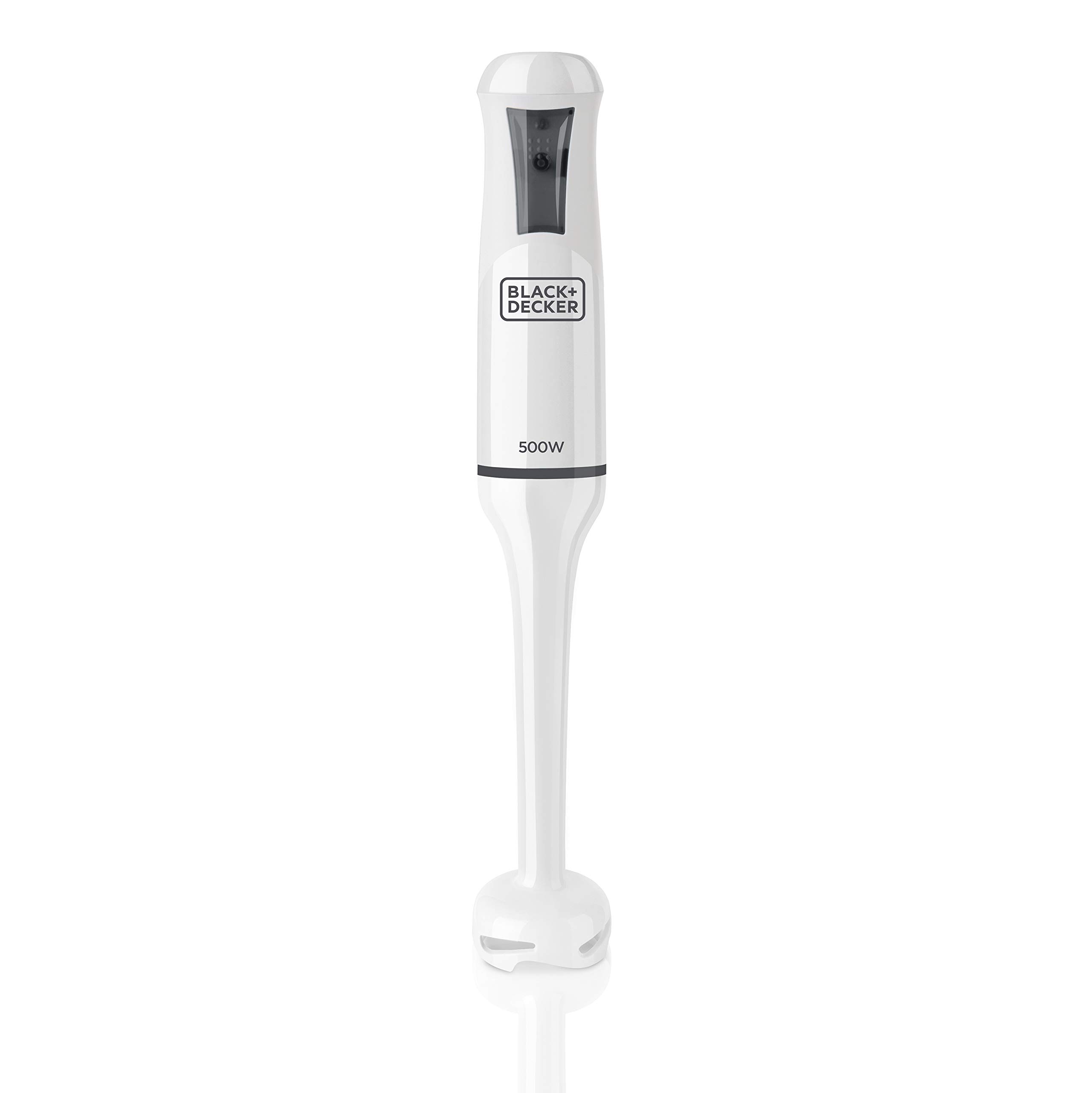 گوشت کوب برقی بلک اند دکر آمریکا BLACK+DECKER | BXHB500E | 500 وات | طراحی فشرده و ارگونومیک | ضد پاشش | شامل پیمانه اندازه گیری | پلاستیک | سفید