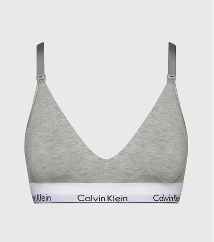 سوتین بارداری شیردهی کلوین کلین آمریکا Calvin Klein Schwangerschafts Und Still BH Modern Cotton Grey Heather 000QF6218E020