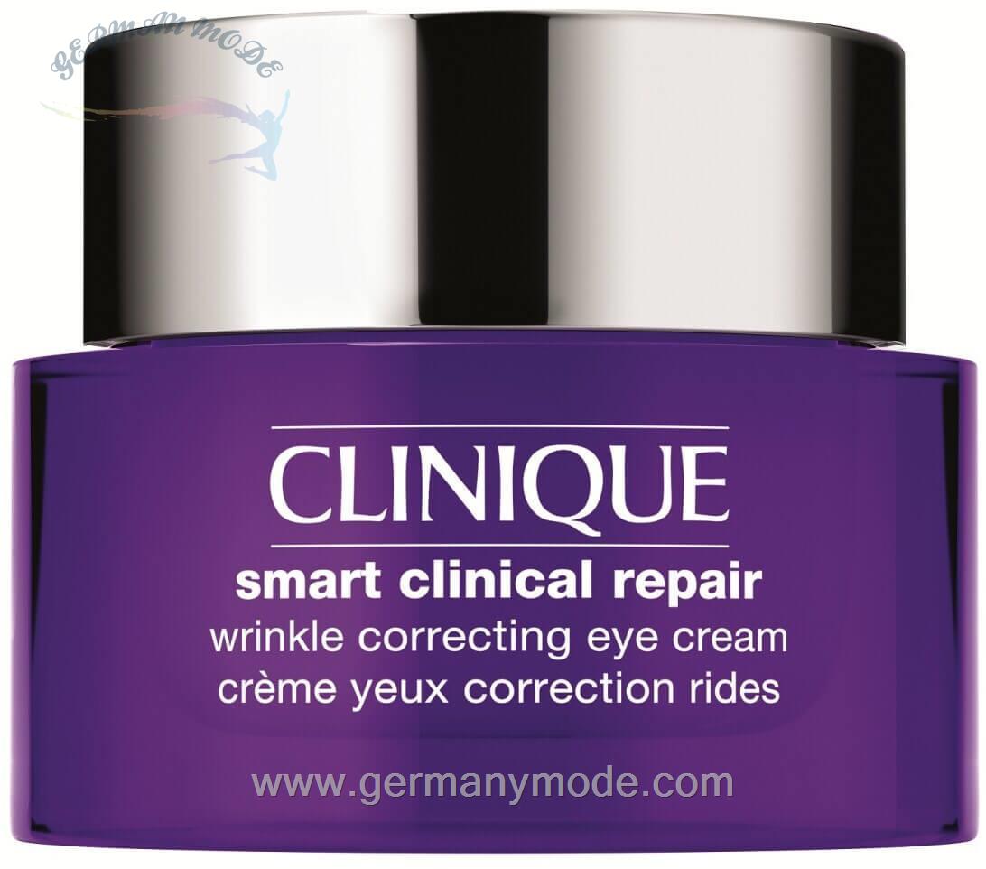 کرم مرطوب کننده ضد چروک دور چشم 15 میل کلینیک آمریکا Clinique Smart Clinical Repair Wrinkle Correcting Eye Cream 15ml