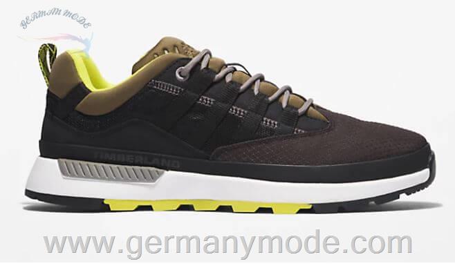 کتانی پیاده روی مردانه تیمبرلند آمریکا Timberland EURO TREKKER HIKING SHOE FOR MEN IN BLACK YELLOW