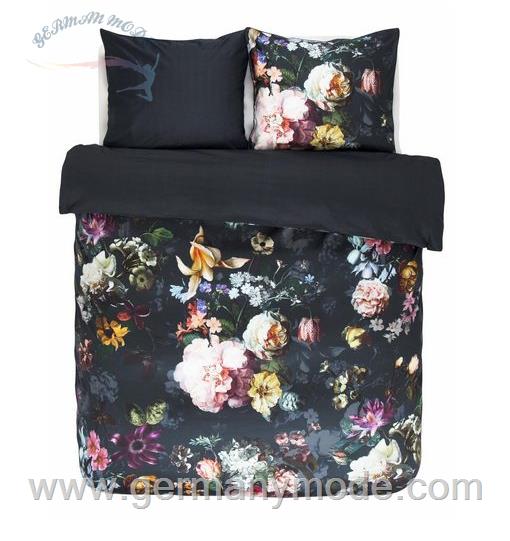 رو تختی اسنزا هلند Essenza Wendebettwäsche Fleur, Essenza, mit Blüten marine