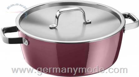 قابلمه آروماتیک 28 سانت وی ام اف آلمان WMF Schmortopf Aromatic 28cm Rose Quartz