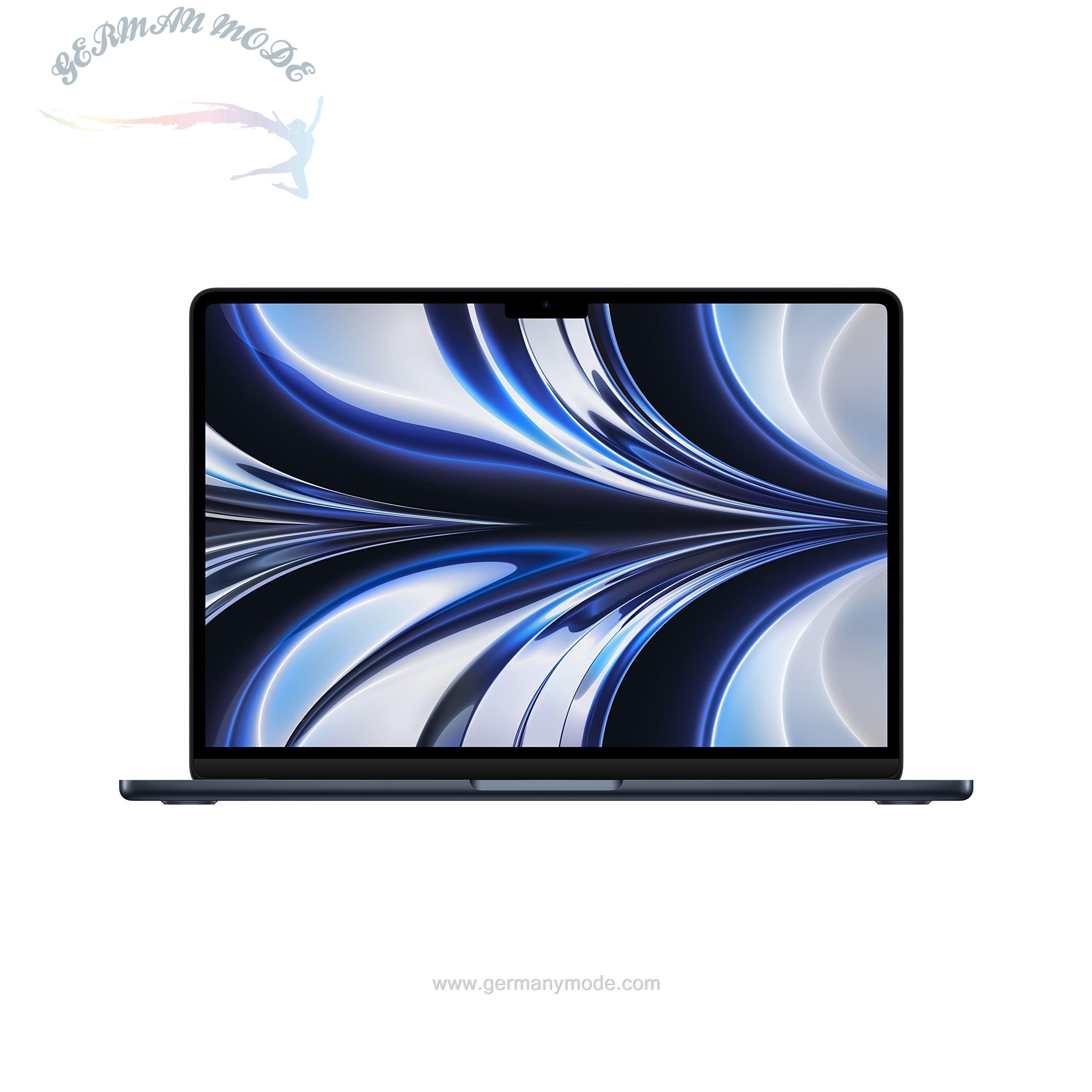 لپ تاپ 13.6 اینچی مک بوک ایر اپل اورجینال Apple 2022 MacBook Air با تراشه M2: صفحه نمایش 13.6 اینچی مایع شبکیه چشم، 8 گیگابایت رم، 256 گیگابایت حافظه SSD، صفحه کلید با نور پس زمینه، دوربین 1080p FaceTime HD. سازگار با iPhone/iPad