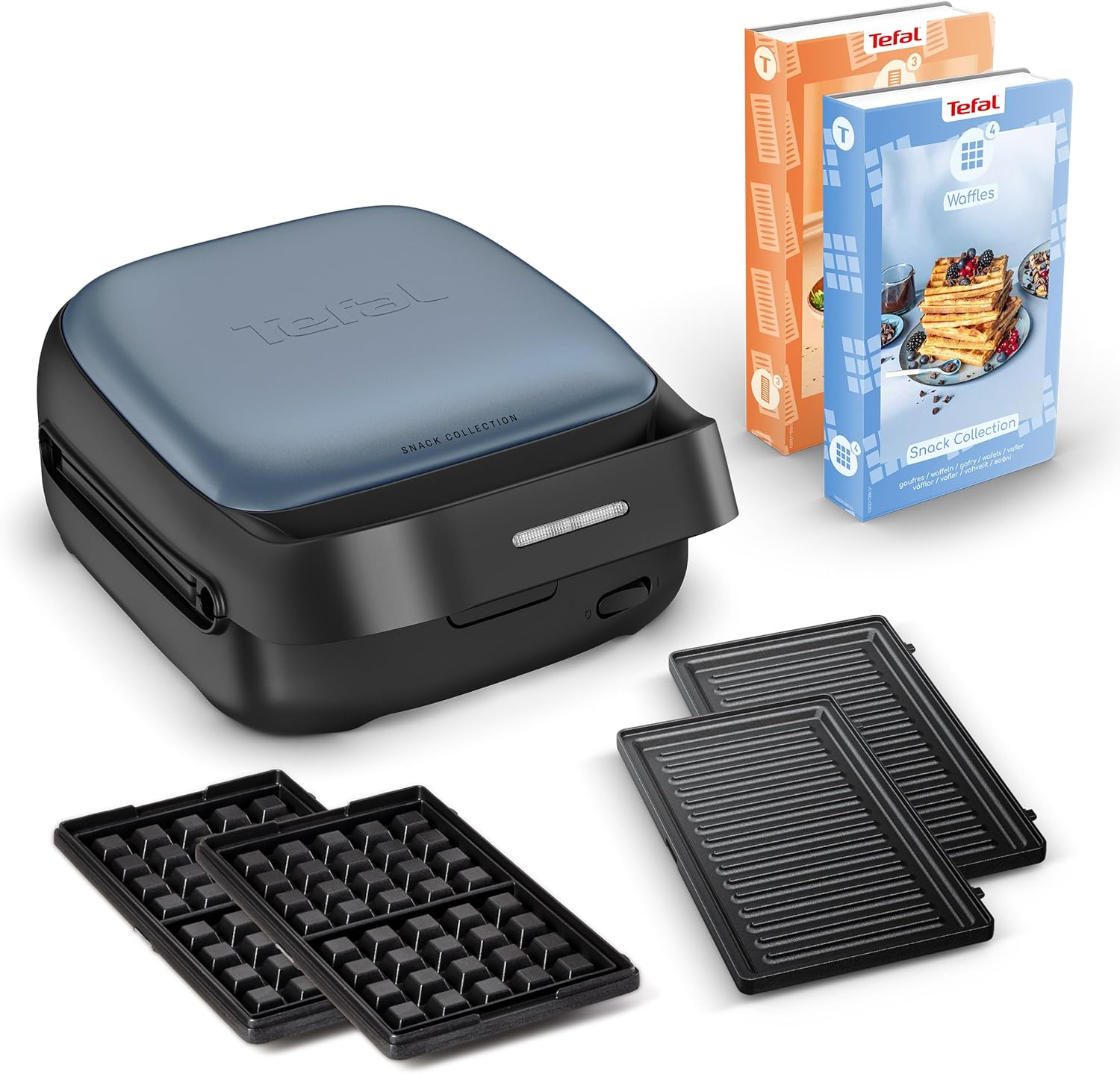 ساندویچ و وافل ساز تفال فرانسه Tefal Snack Collection SW8674F0 وات 700 2 عدد بشقاب جداشدنی، روکش نچسب