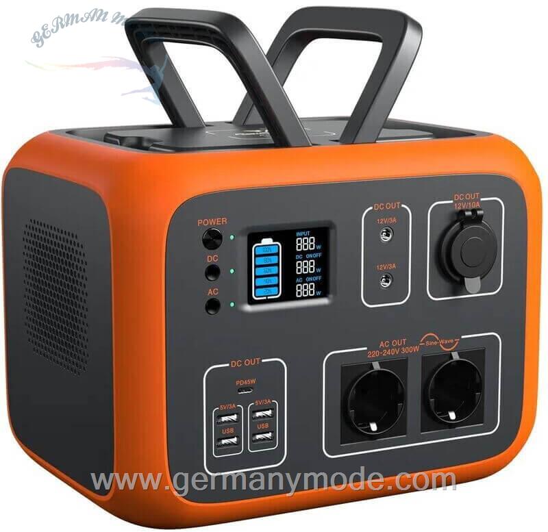 ژنراتور برق خورشیدی مسافرتی بلوتی Bluetti AC50S 300W orange