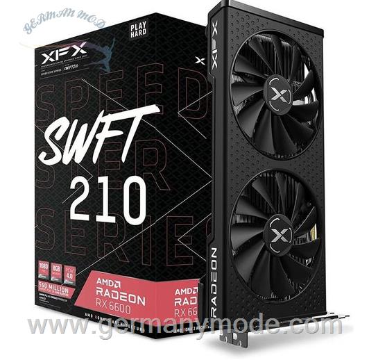 کارت گرافیک 8 گیگابایت ایکس اف ایکس XFX Radeon RX 6600 Speedster SWFT 210 8G