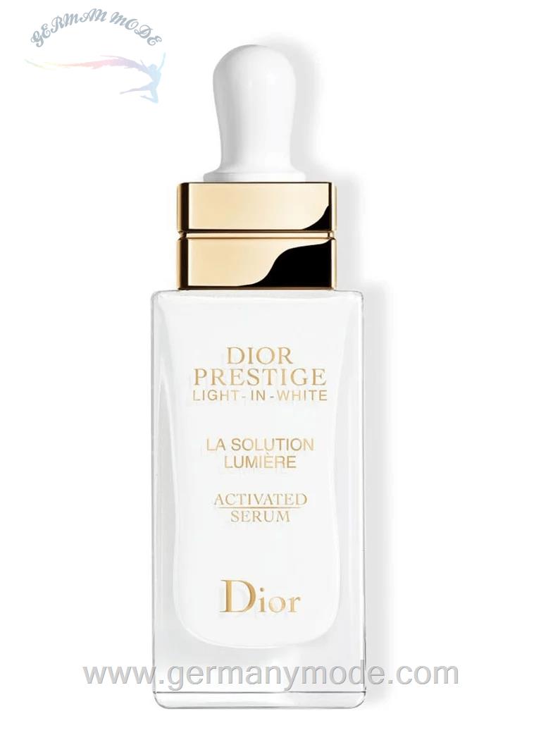 سرم فوق العاده روشن کننده و بازسازی کننده پوست صورت دیور فرانسه DIOR PRESTIGE LIGHT-IN-WHITE LA SOLUTION LUMIÈRE ACTIVATED SERUM