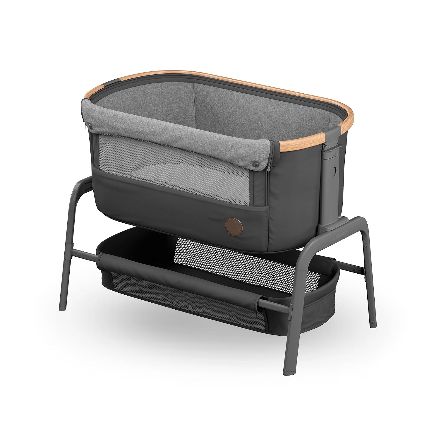 تخت خواب نوزاد ماکسی کوزی آلمان Maxi-Cosi Iora، تخت خواب مشترک تاشو، 0-6 ماه، حداکثر. 9 کیلوگرم، 4 حالت خوابیده و 5 سطح ارتفاع، فشار آسان، تشک راحت،حمل آسان