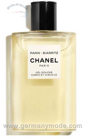 ژل شستشو 2 منظوره بدن مو زنانه پاریس بیارتز 200 میل شنل فرانسه CHANEL PARIS BIARRITZ LES EAUX DE SHOWER GEL FOR BODY and HAIR 200 ml