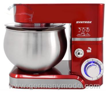 غذا ساز همه کاره سینتروکس آلمان Syntrox Küchenmaschine Knetmaschine Basic 5 Liter Farbwahl rot A Ware