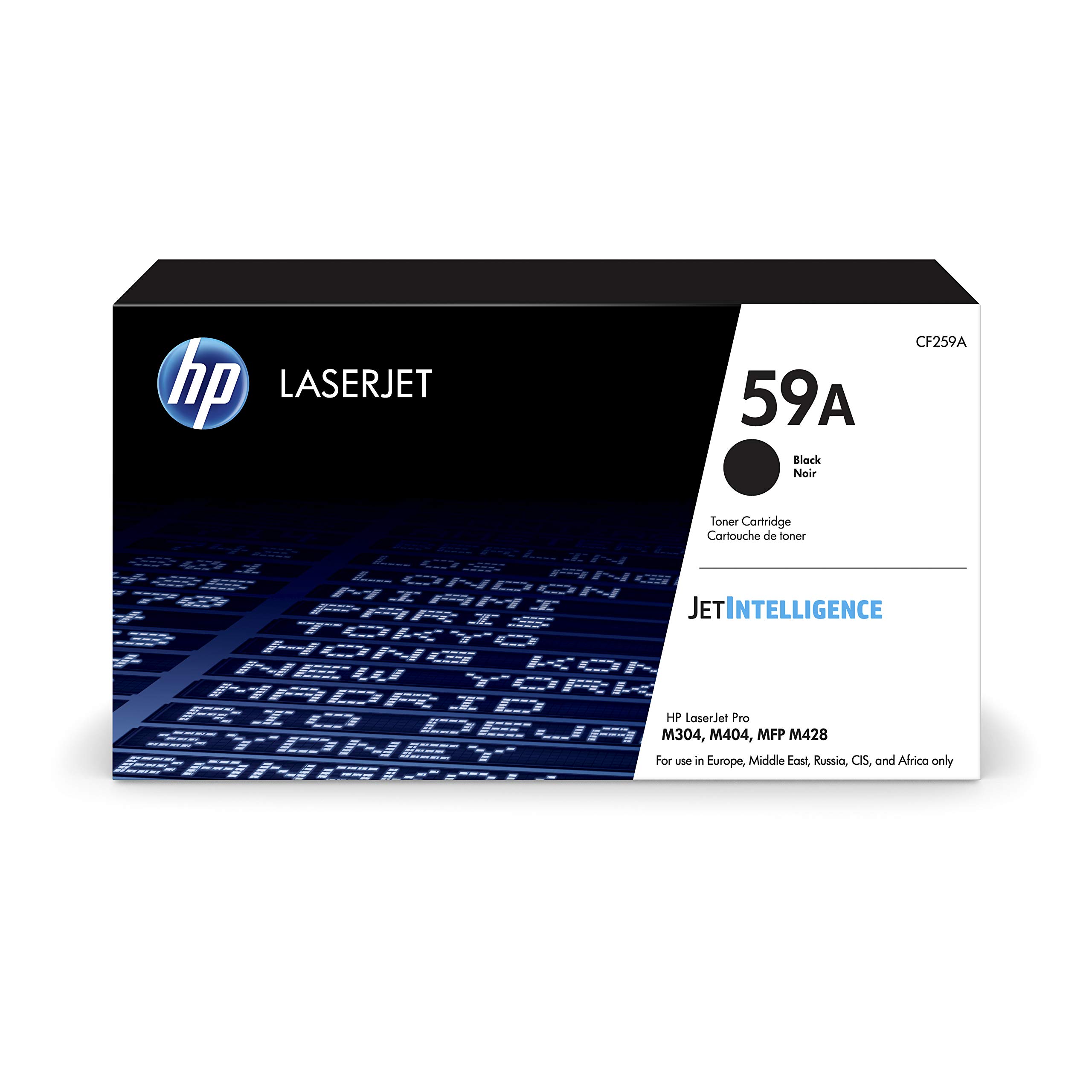 خرید از آمازون - تونر مشکی اصلی HP 59A (CF259A) برای کارتریج تونر استاندارد HP LaserJet Pro M304, M404, M428