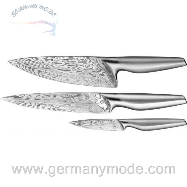 ست چاقو آشپزخانه 3 پارچه وی ام اف آلمان Chef`s Edition Damasteel Messer-Set, 3-teilig