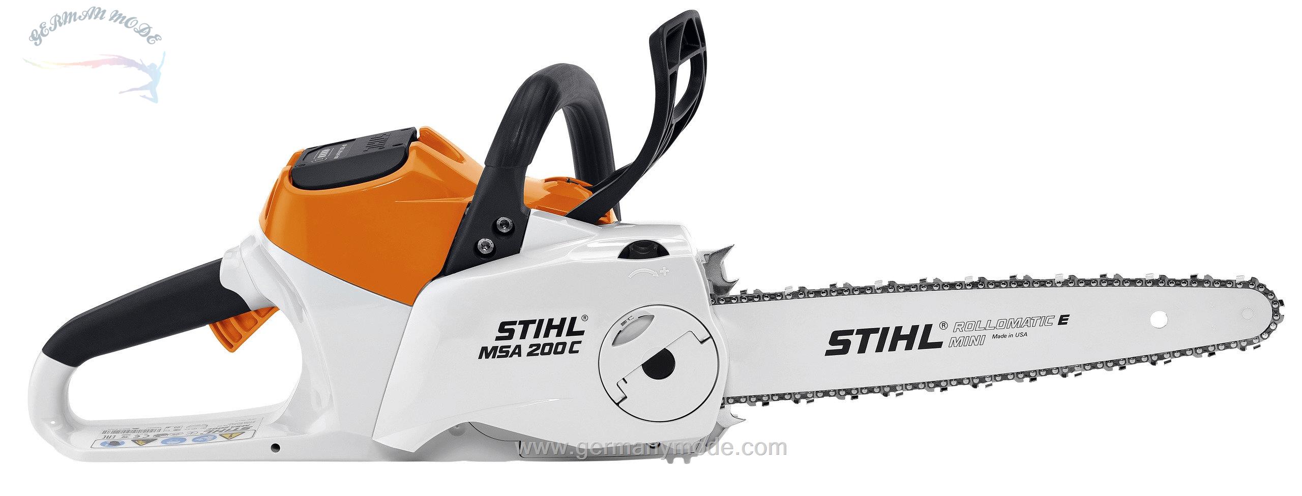 اره زنجیری شارژی چوب بر 35 سانتیمتری بدون باتری شارژر اشتیل آلمان Stihl MSA 200 C-B 35cm (ohne Akku und Ladegerät)