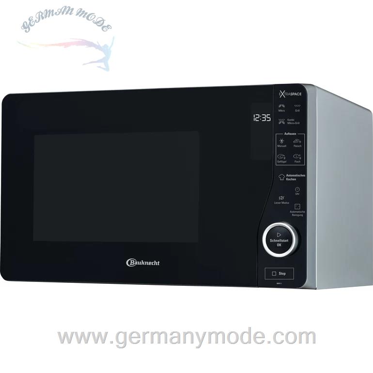 مایکروویو 25 لیتری باکنشت آلمان BAUKNECHT FREISTEHENDE MIKROWELLE: FARBE SILBER - MW 421 SL